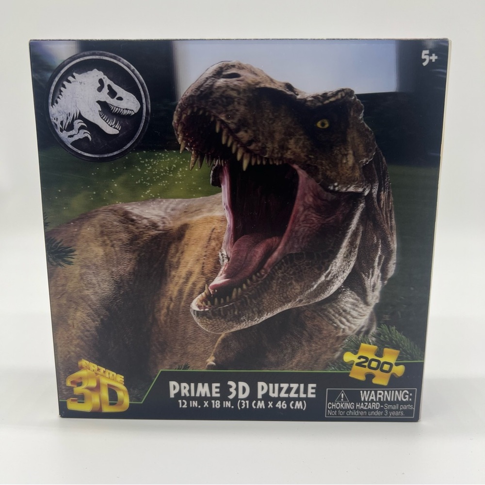 New‎ Jurassic World Prime 3D Puzzle 200 Pieces T-Rex Dinosaur